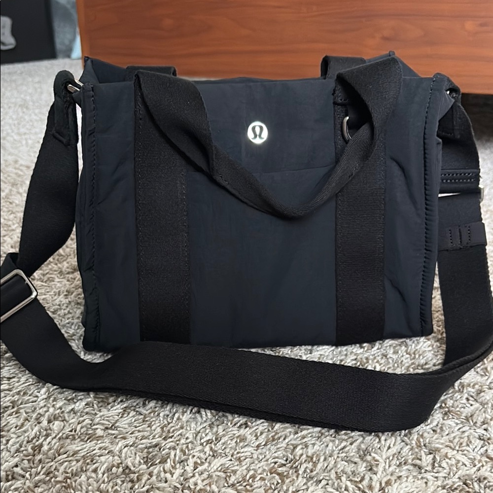 Lululemon Athletica Black mini tote Bag Versatile Design